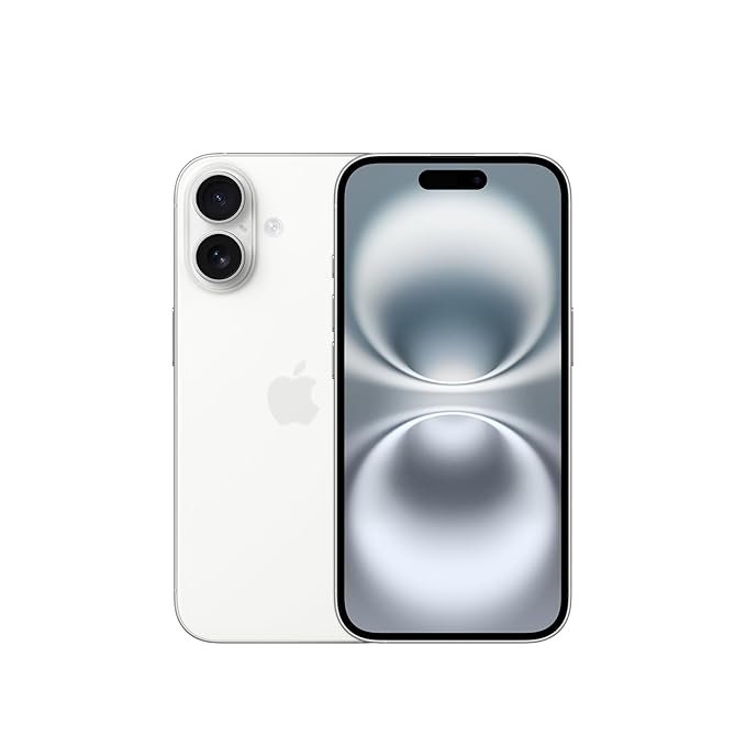 Apple iPhone 16 128 GB: 5G Mobile Phone with Camera Control, A18 Chip and a Big Boost in Battery Life. Works with AirPods; Black Gallery