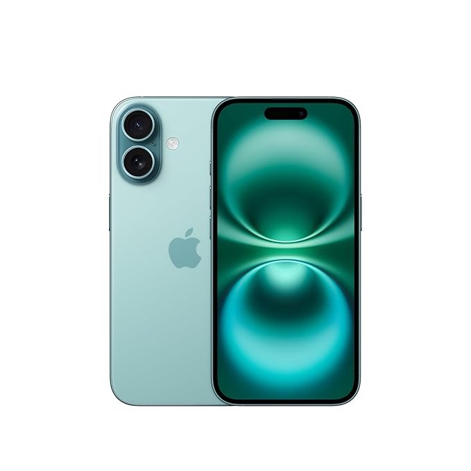 Apple iPhone 16(128GB , Teal) Gallery