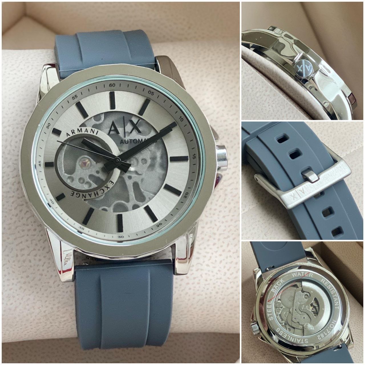 Armani Exchange Automatic Skeleton Sports Watch Gallery