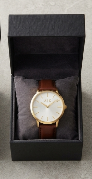 Armani Exchange (A|X) Slim Leather Casual Watch Collection Gallery