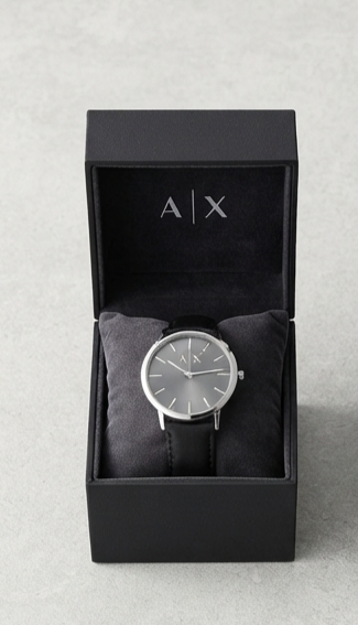 Armani Exchange (A|X) Slim Leather Casual Watch Collection Gallery
