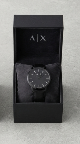 Armani Exchange (A|X) Slim Leather Casual Watch Collection Gallery