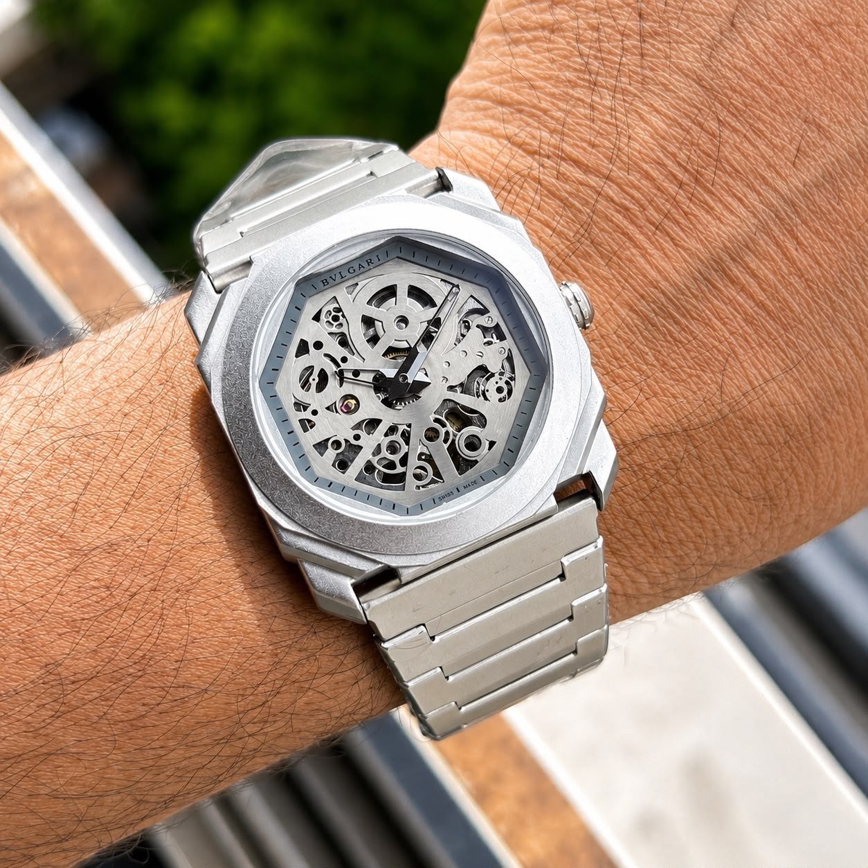 Bulgari Octo Finissimo Skeleton Titanium Watch Hover