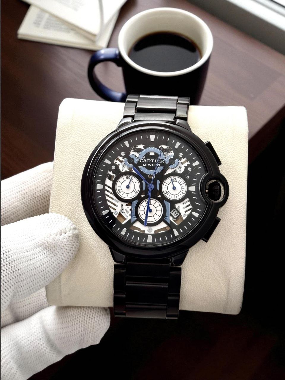 Cartier-Inspired Custom Chronograph Fashion Watch (Master Copy/Replica Design) Gallery