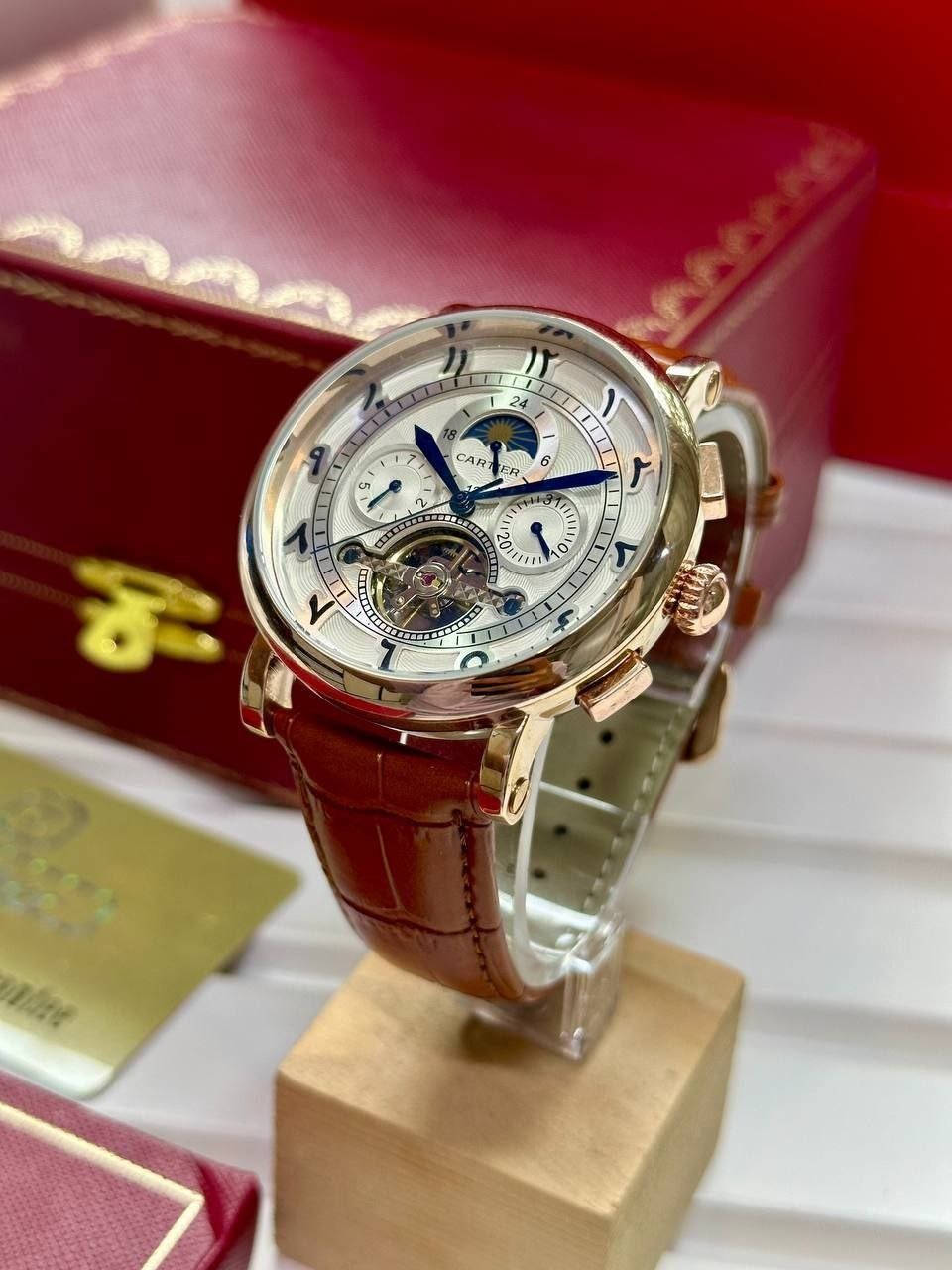 Cartier Grande Complication / Tourbillon Moonphase Eastern Arabic Numeral Edition Gallery