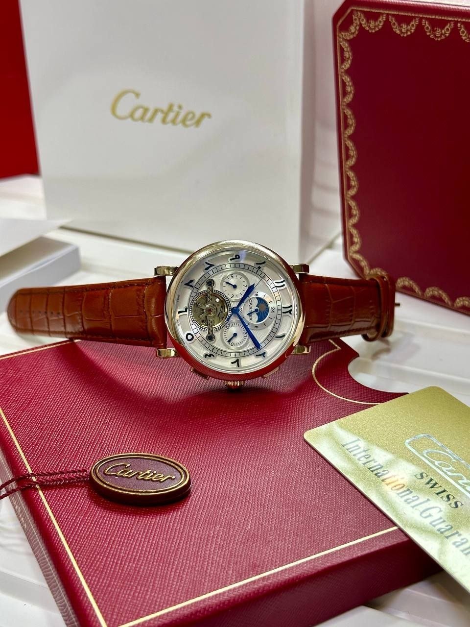 Cartier Grande Complication / Tourbillon Moonphase Eastern Arabic Numeral Edition Gallery