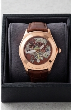 Corum Automatic Skeleton Leather Strap Luxury Watch (Master Copy/Replica Edition) Gallery