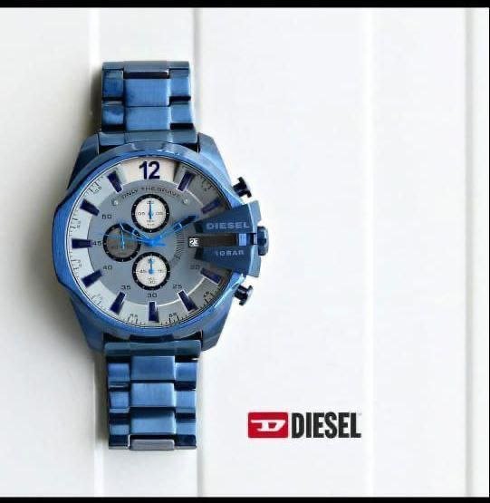 Diesel Mega Chief Chronograph Stainless Steel Watch Gallery