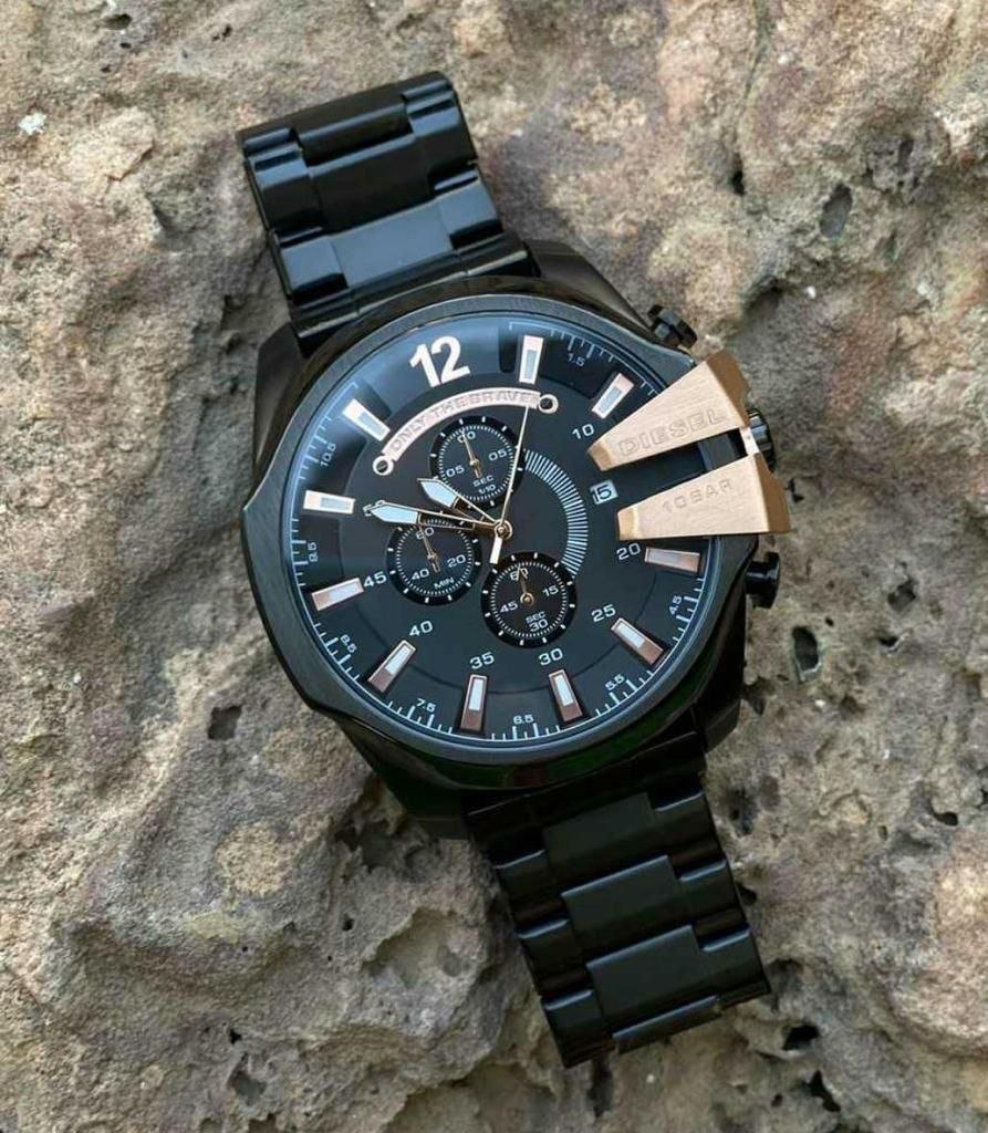 Diesel Mega Chief Chronograph Stainless Steel Watch Gallery