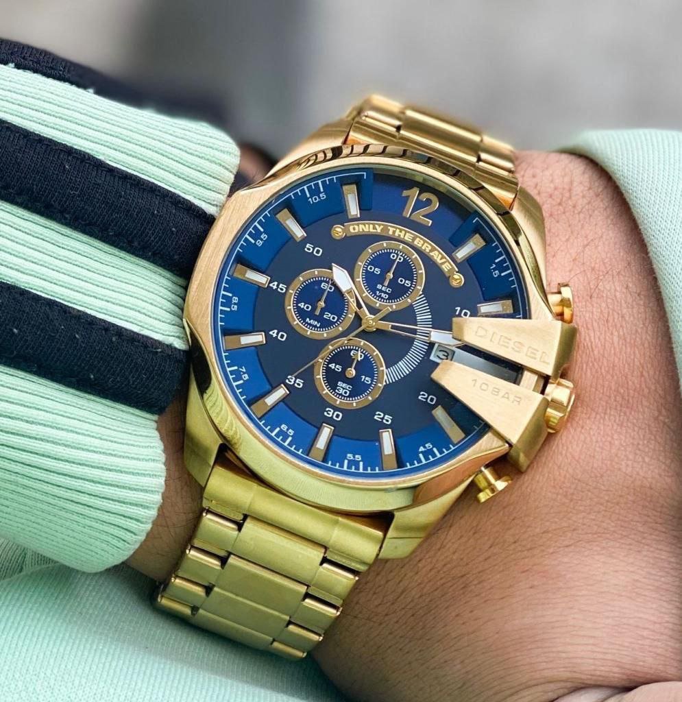 Diesel Mega Chief Chronograph Stainless Steel Watch Gallery