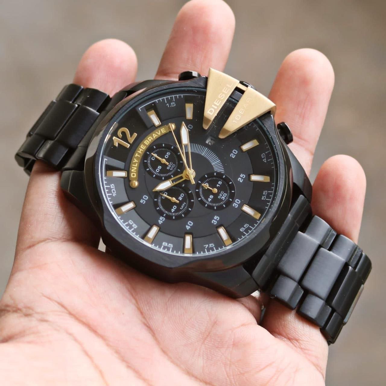 Diesel Mega Chief Chronograph Stainless Steel Watch Gallery