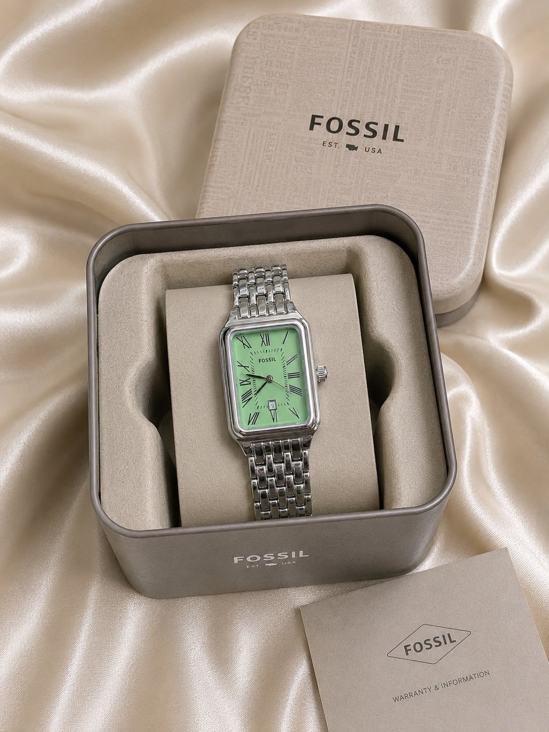 Fossil Jacqueline / Carlie / Carraway Rectangular Dress Watch Hover