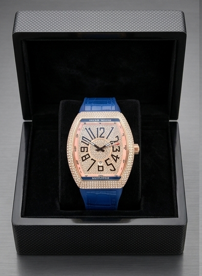Franck Muller Vanguard Yachting Diamond-Set Watch Hover