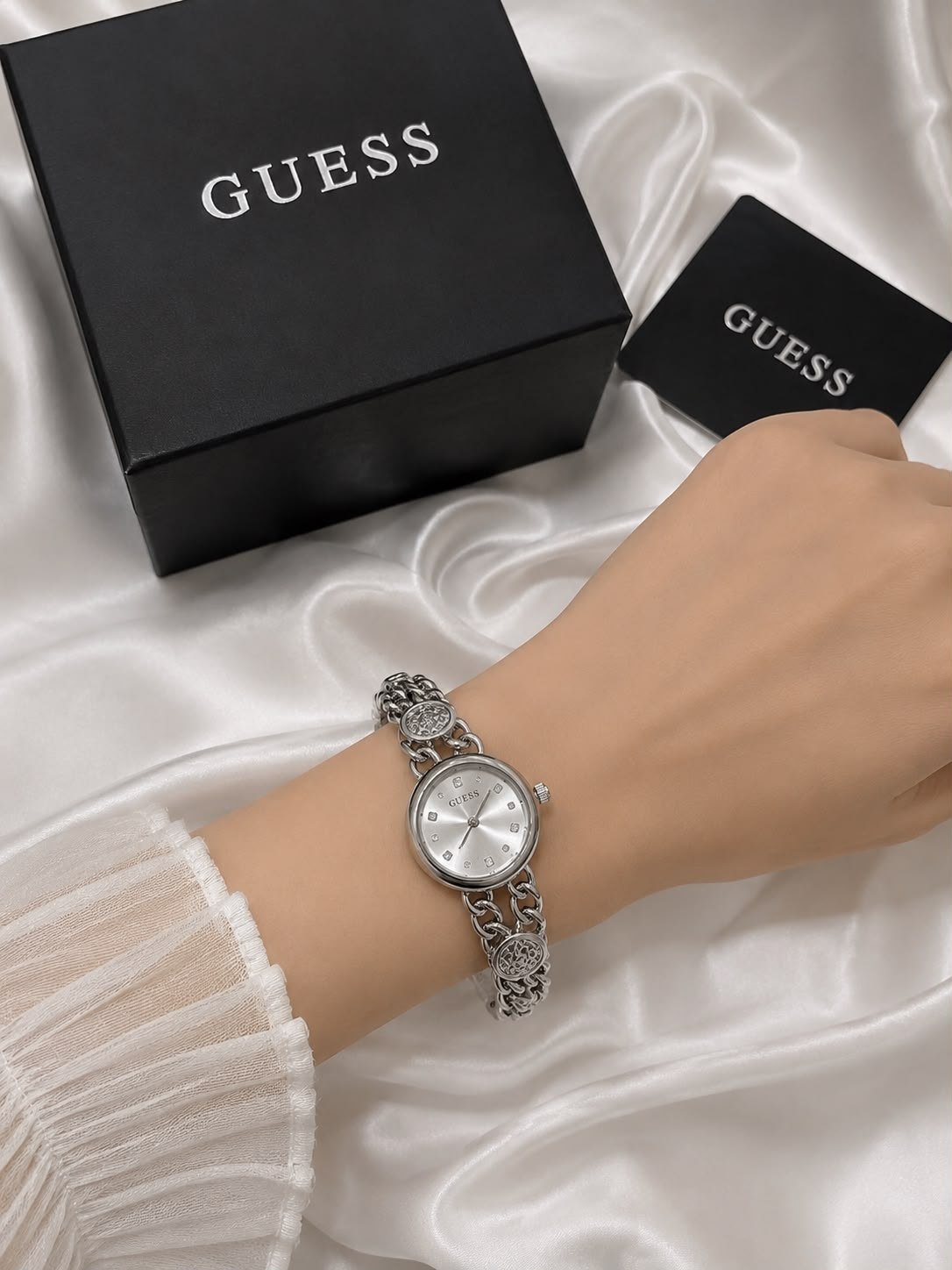 Guess Rose Gold-Tone Women's Jewelry Bracelet Watch Gallery