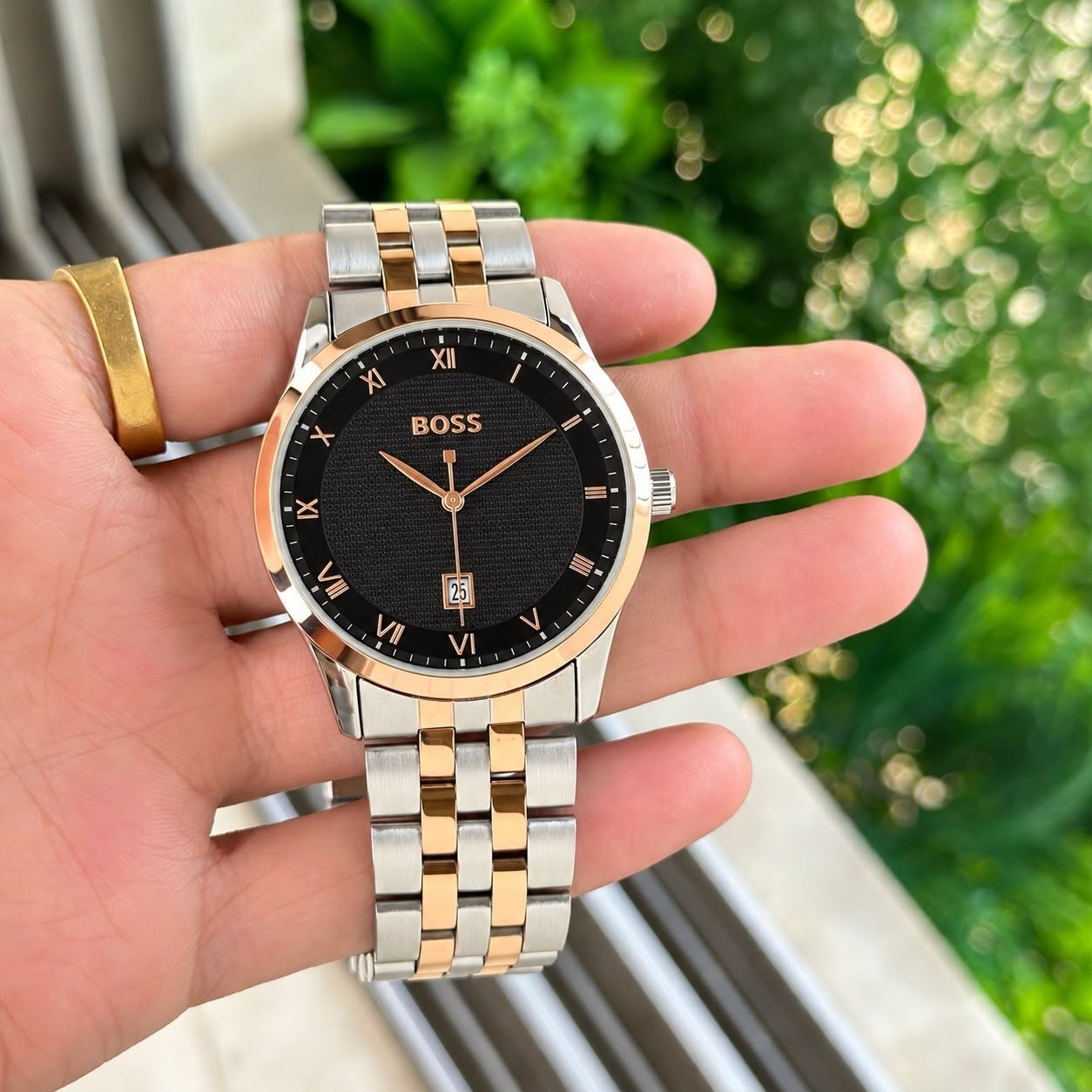HUGO BOSS / BOSS Master & Langford Roman Numeral Dress Watch Hover