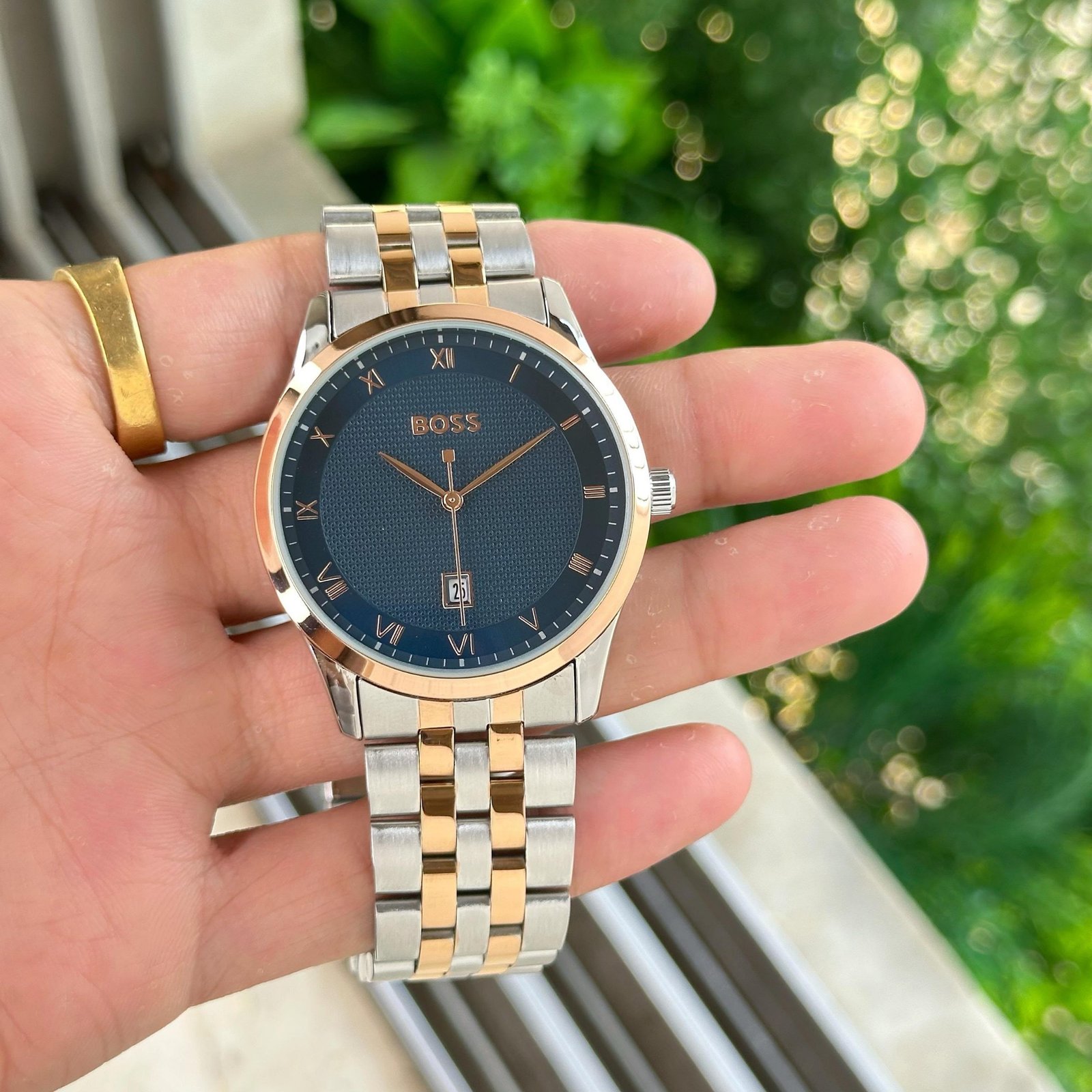 HUGO BOSS / BOSS Master & Langford Roman Numeral Dress Watch Gallery