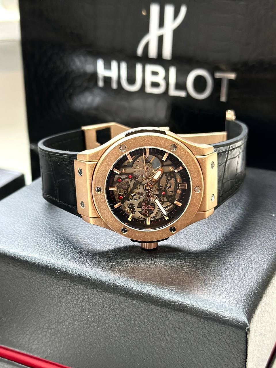 Hublot Classic Fusion Aerofusion King Gold Skeleton Watch Gallery