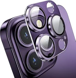 Iphone 14 Pro / 14 Pro Max Camera Lens Protector Deep purple Hover