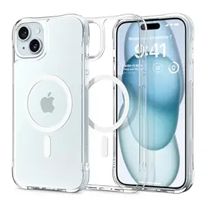 Iphone 15 Spigen Clear Hybrid Case Hover