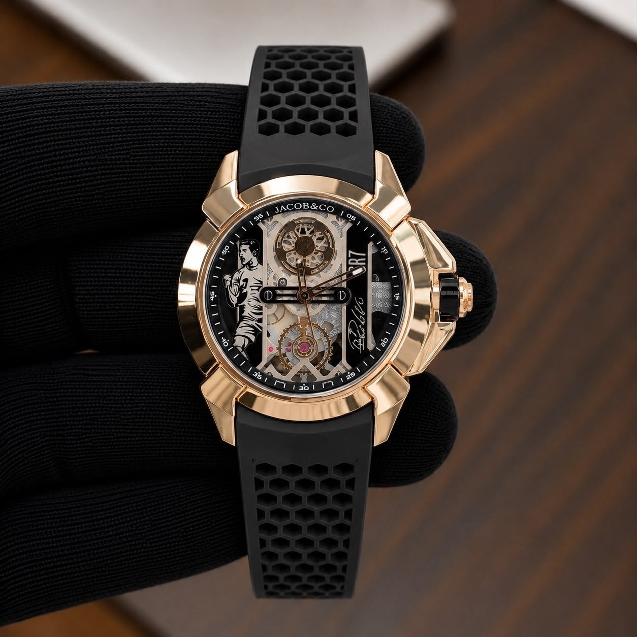 Jacob & Co. x CR7 Epic X Luxury Mechanical Watch Hover