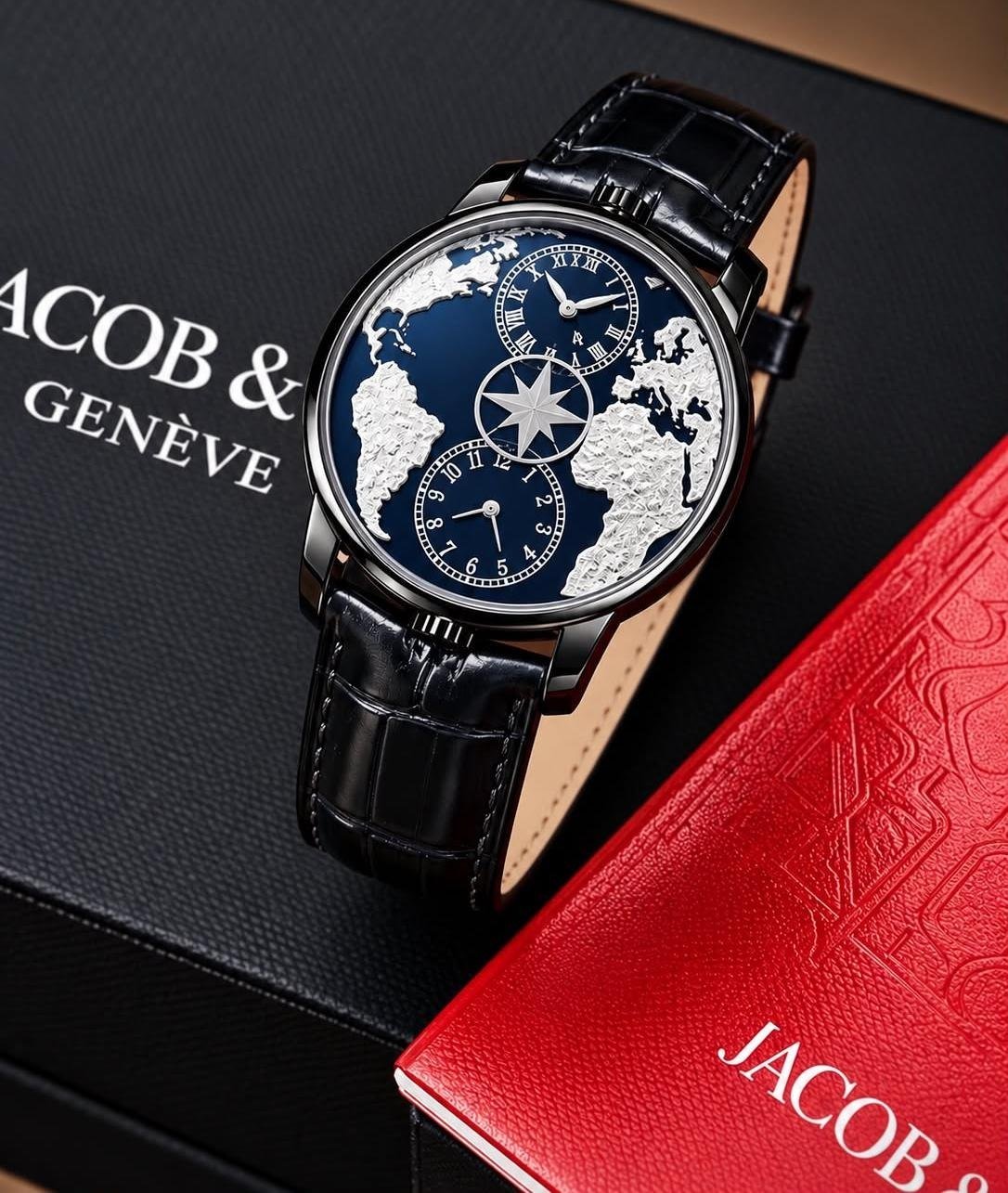 Jacob & Co. "The World Is Yours" Dual Time Zone Collection Gallery