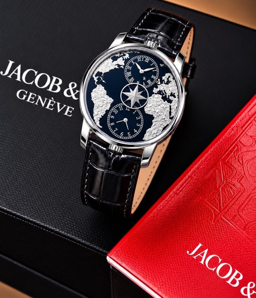 Jacob & Co. "The World Is Yours" Dual Time Zone Collection Gallery