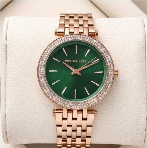 Michael Kors Darci Emerald Green Dial Rose Gold-Tone Women's Watch Gallery
