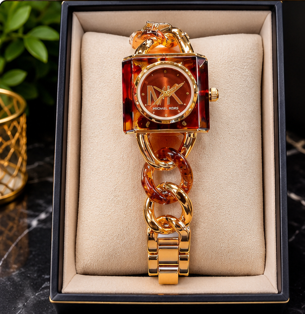 Michael Kors Padlock / Chain-Link Women's Fashion Watch Collection (Master Copy/Replica or Special Edition Variant) Gallery