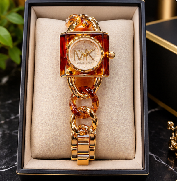 Michael Kors Padlock / Chain-Link Women's Fashion Watch Collection (Master Copy/Replica or Special Edition Variant) Gallery
