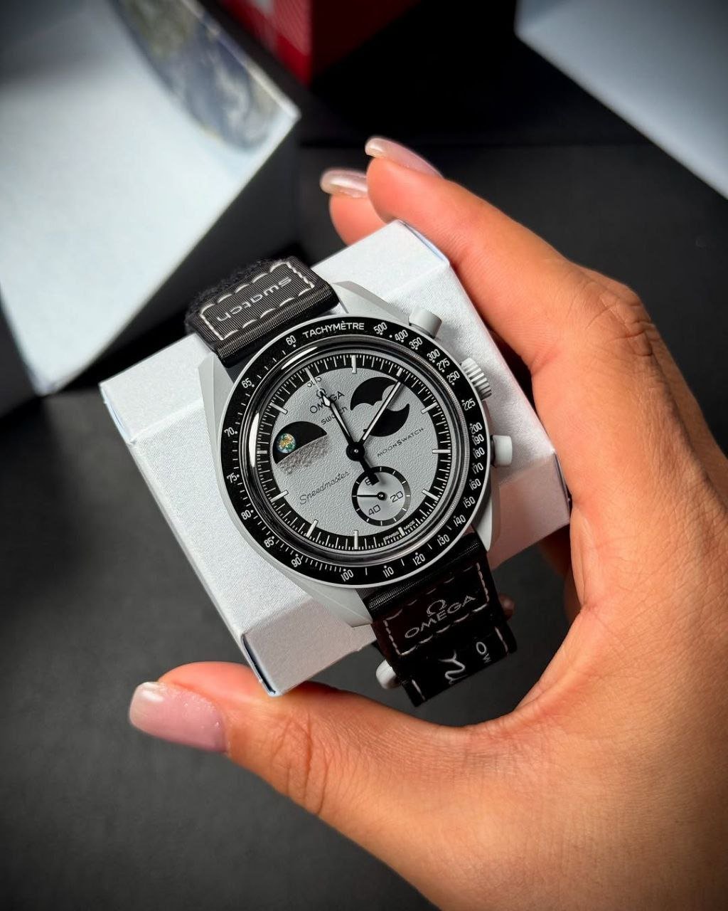 OMEGA x Swatch Bioceramic MoonSwatch — "Mission to Earthphase" Gallery