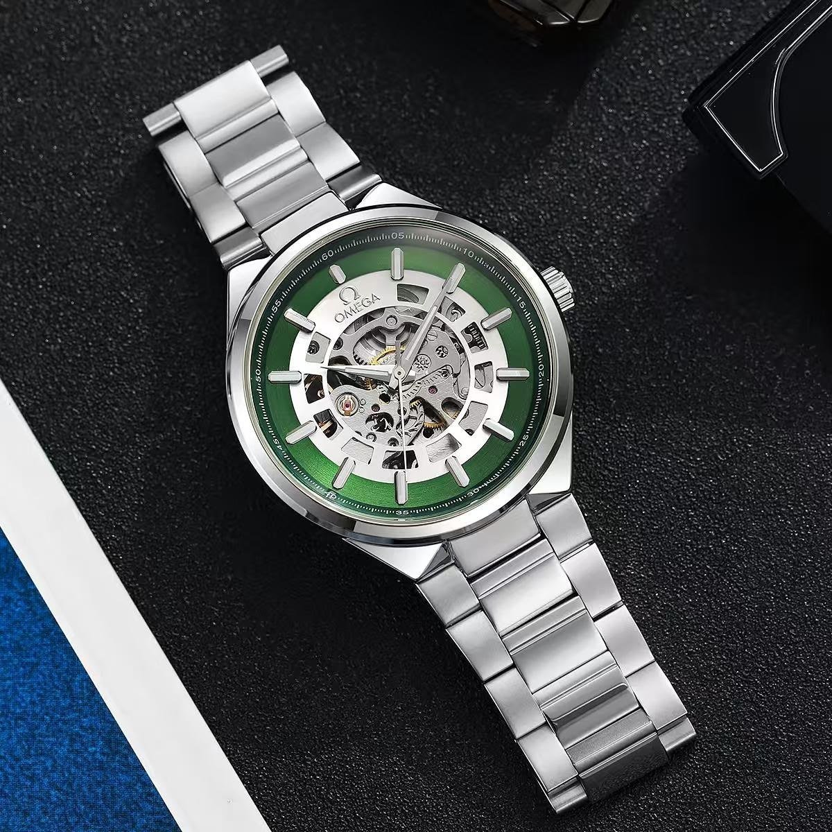 Omega Two-Tone Skeleton Automatic Watch Collection Gallery
