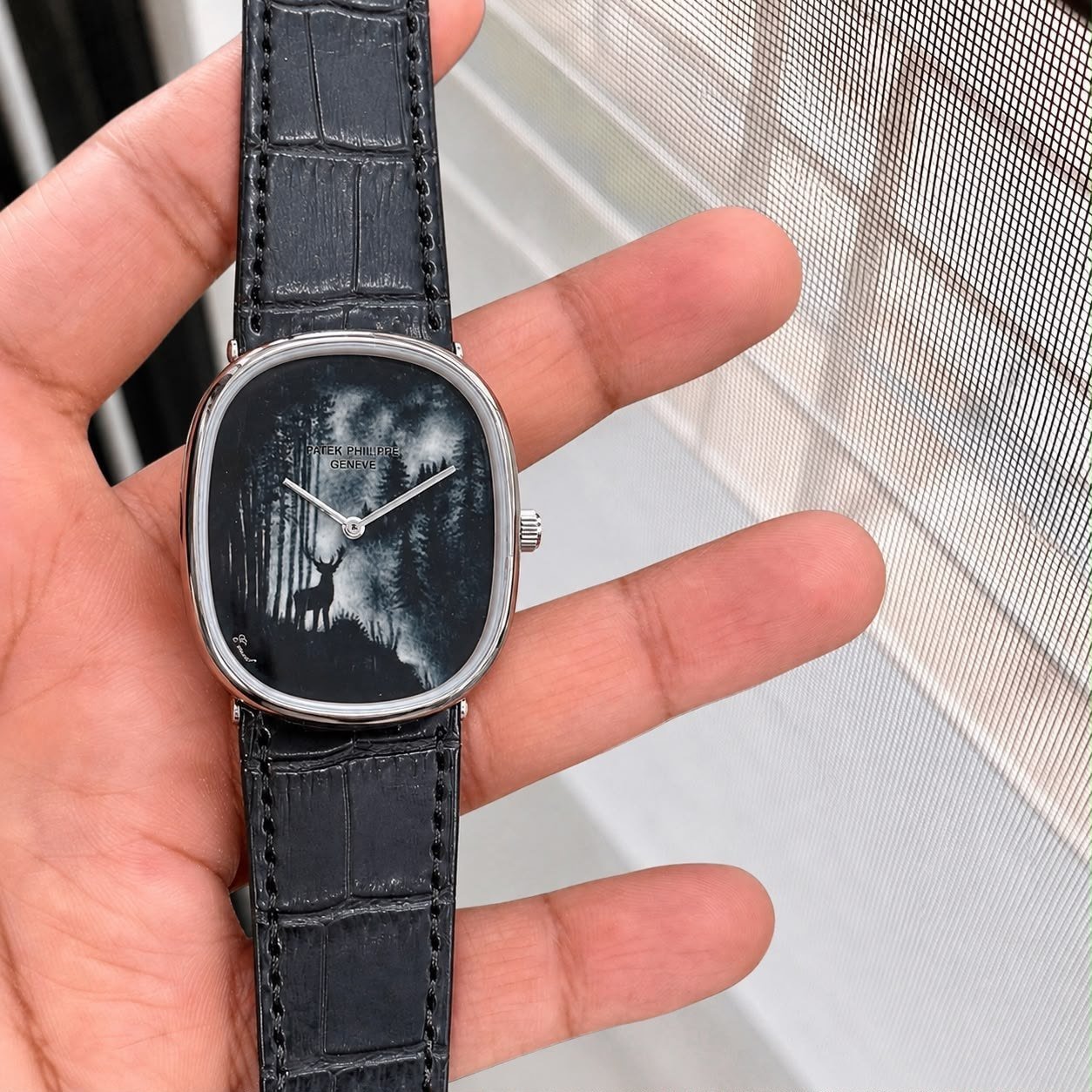 Patek Philippe Golden Ellipse "Rare Handcrafts / Custom Enamel" Series (5738 Series Inspired) Gallery