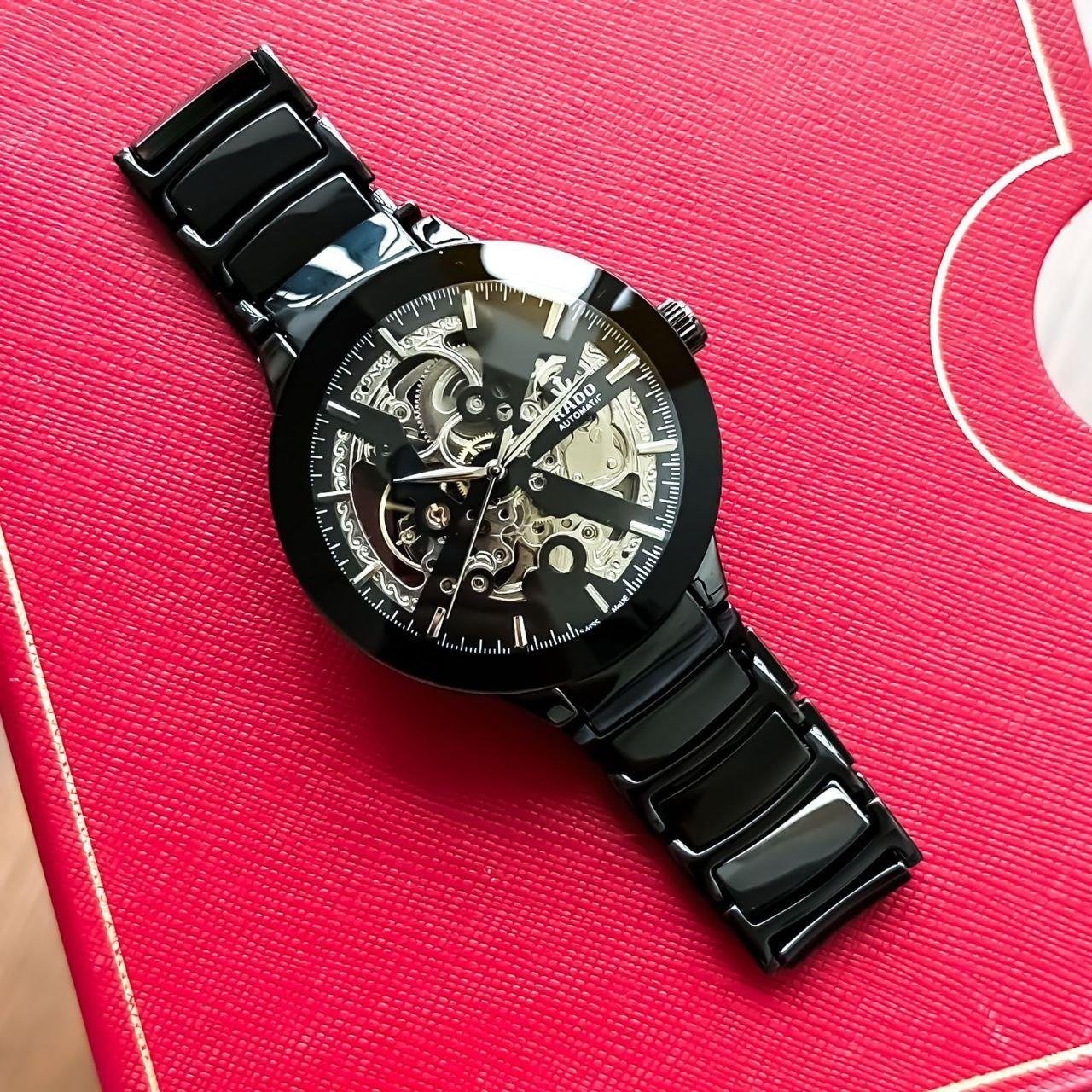 Rado Centrix Automatic Open Heart / Skeleton Watch Collection Hover