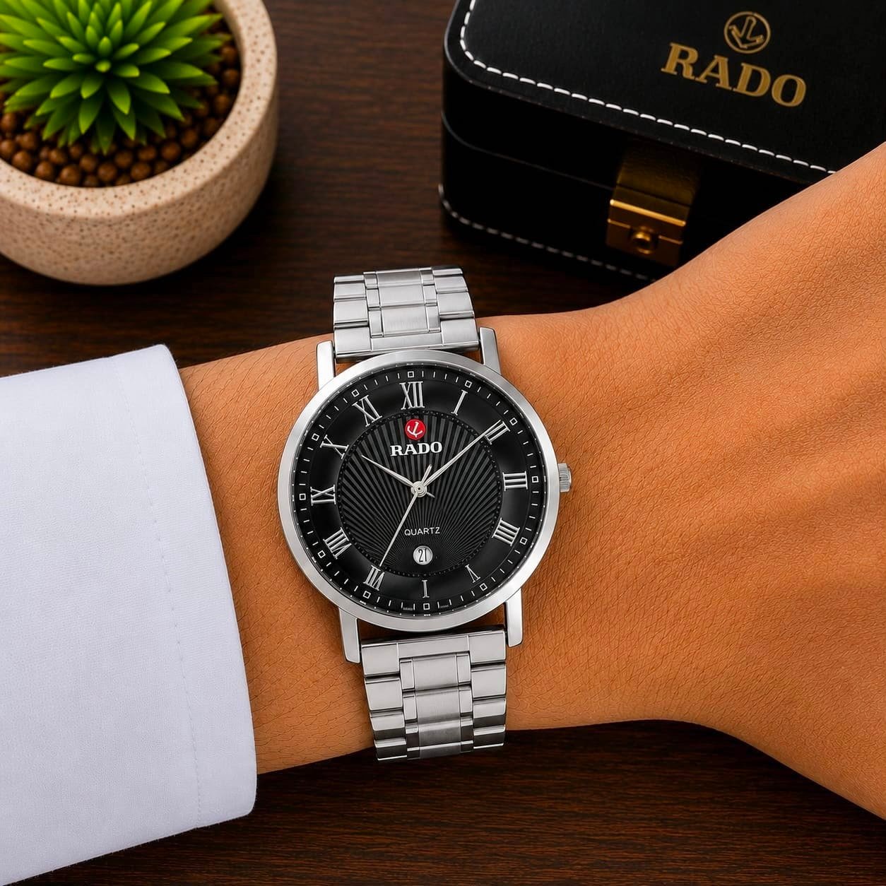 Rado Classic Roman Quartz Watch Gallery