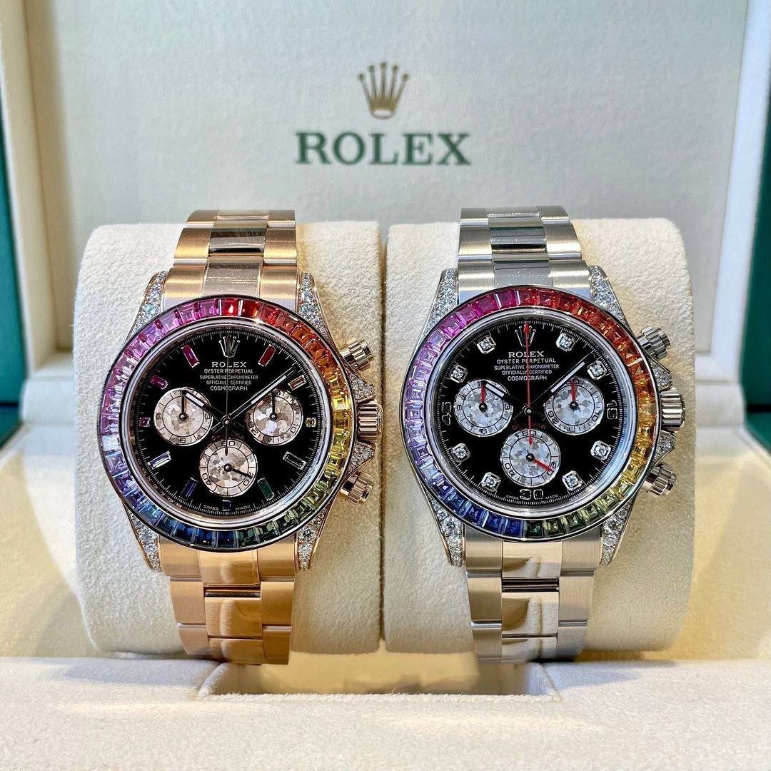 Rolex Cosmograph Daytona "Rainbow" Gem-Set Chronograph Gallery