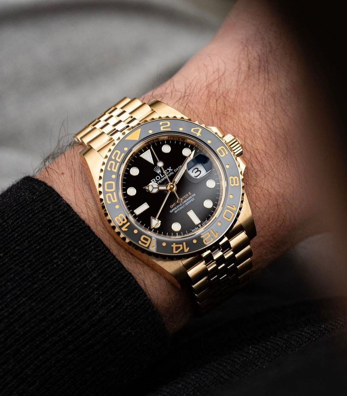 Rolex GMT-Master II "Root Beer" (18K Everose Gold with Jubilee Bracelet and Black Dial) — Model Gallery