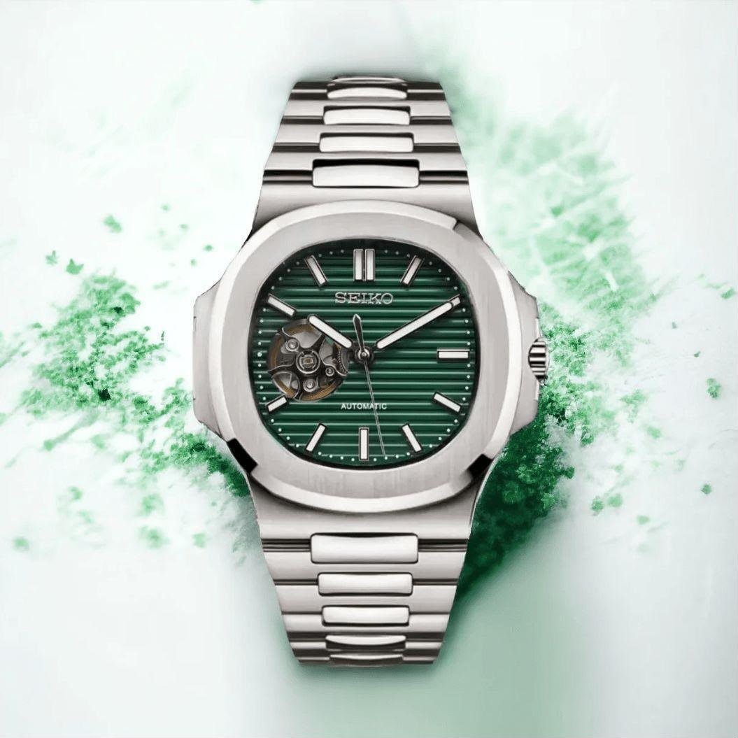 Seiko "Nautilus" Open-Heart / Automatic Custom Mod Watch Gallery
