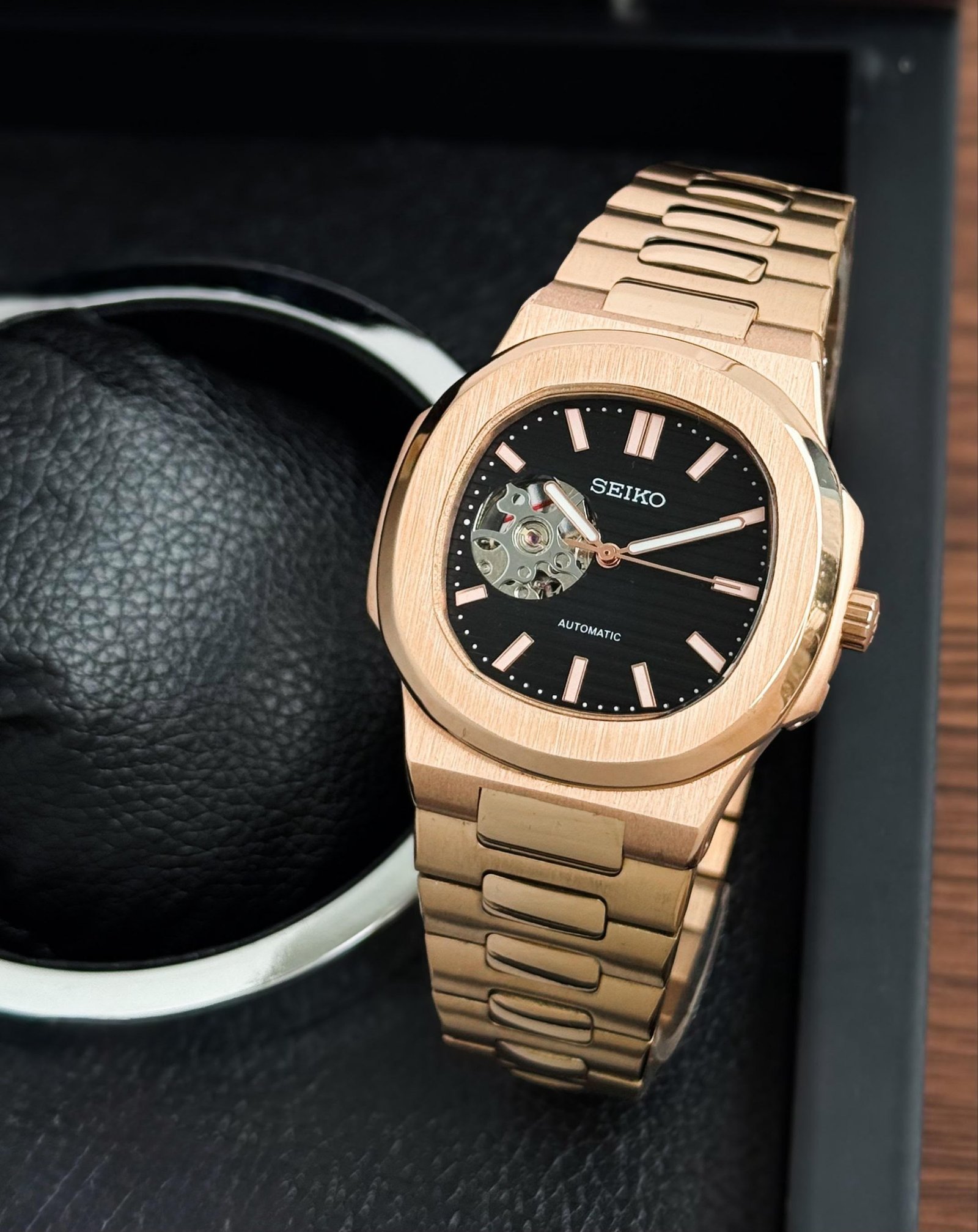 Seiko "Nautilus" Open-Heart / Automatic Custom Mod Watch Gallery