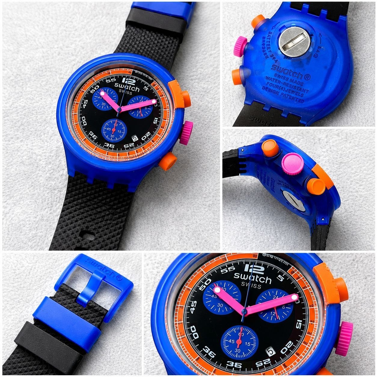 Swatch Chrono Plastic "Blue Rebel" — Model Gallery