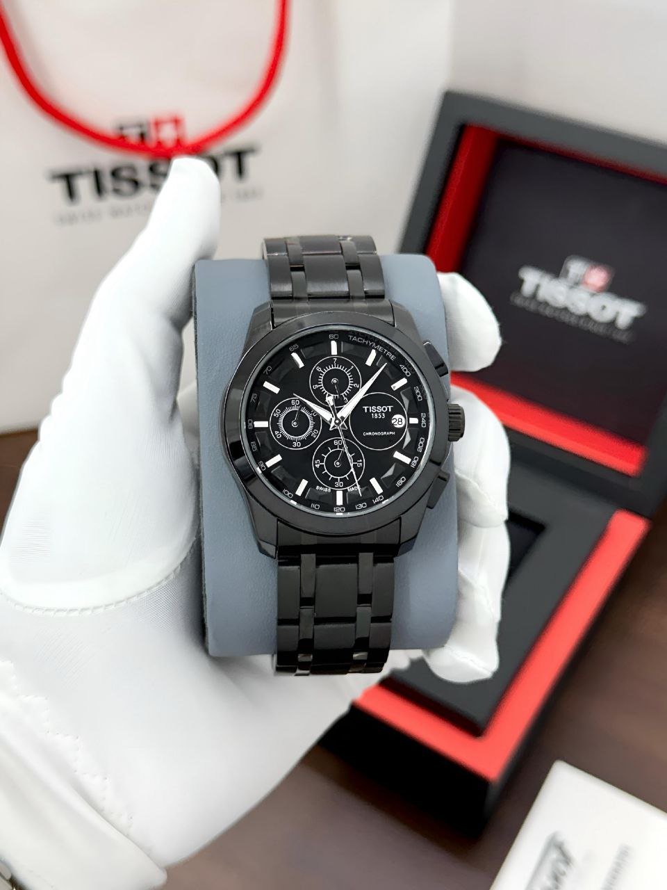 Tissot 1853 Chronograph (All-Black Stealth Stainless Steel Edition) Gallery