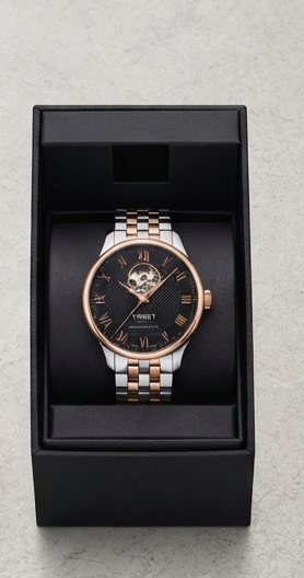 Tissot Tradition Powermatic 80 Open Heart Automatic Watch Collection Hover