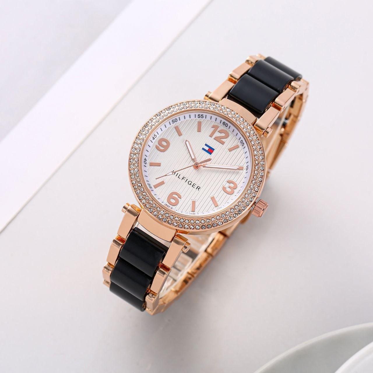 Tommy Hilfiger Women's Crystal-Accented Bracelet Watch Gallery