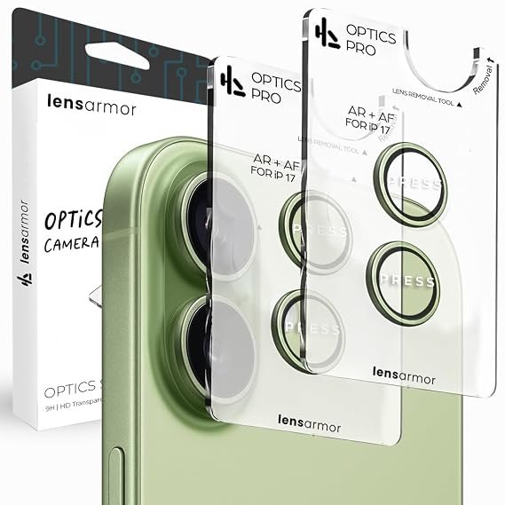 Iphone 17 Camera Lens  Protector  Sage Hover