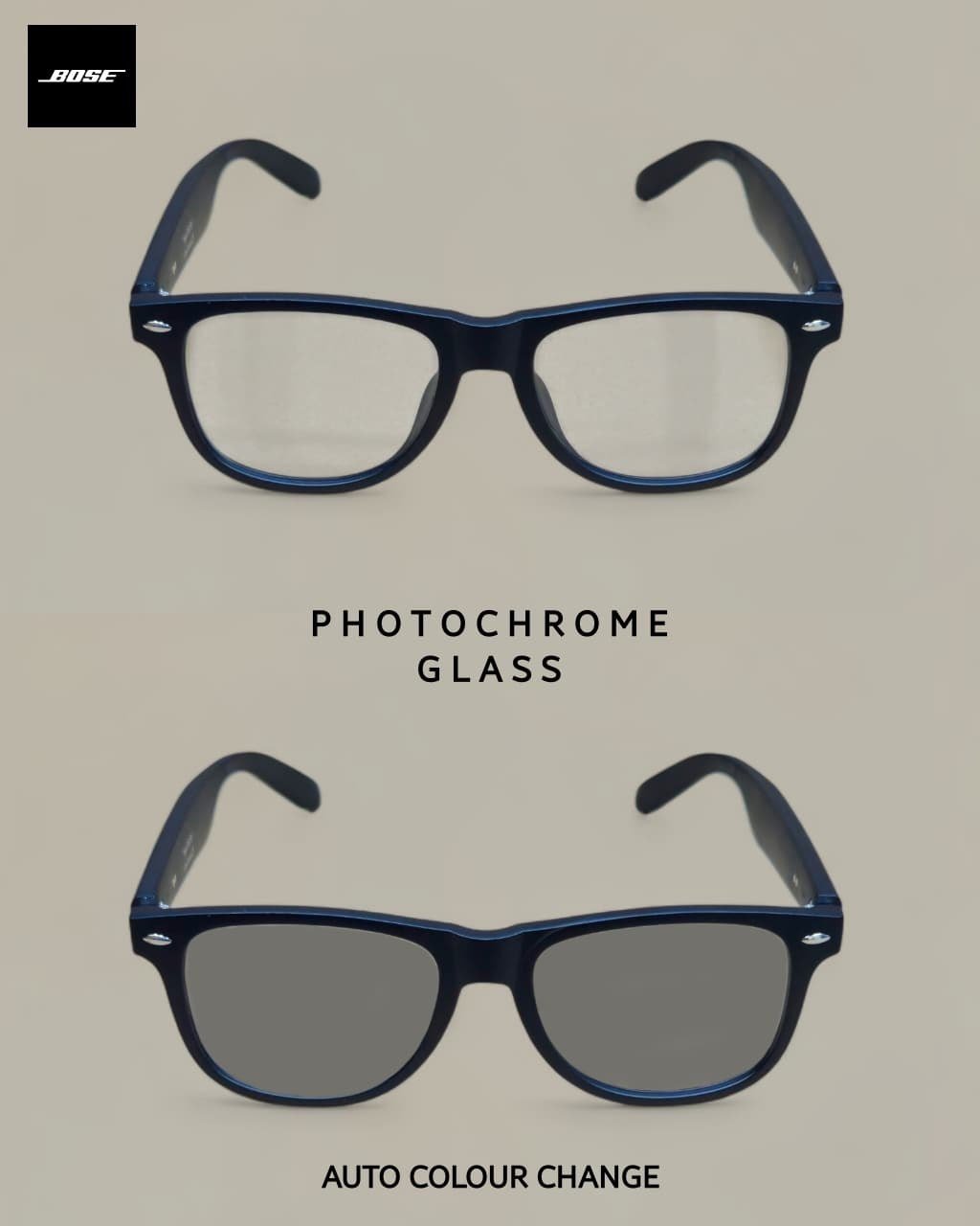 BOSE Frames Alto AI Smart Audio Glasses (Photochromic Edition)
