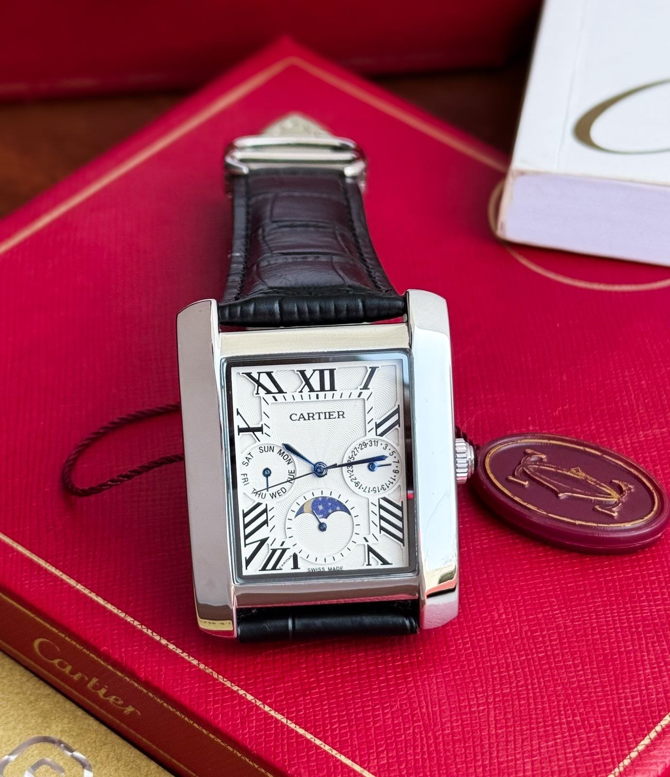 Cartier Tank Collection (Complex Complication / Retrograde or Multi-Function Dial)