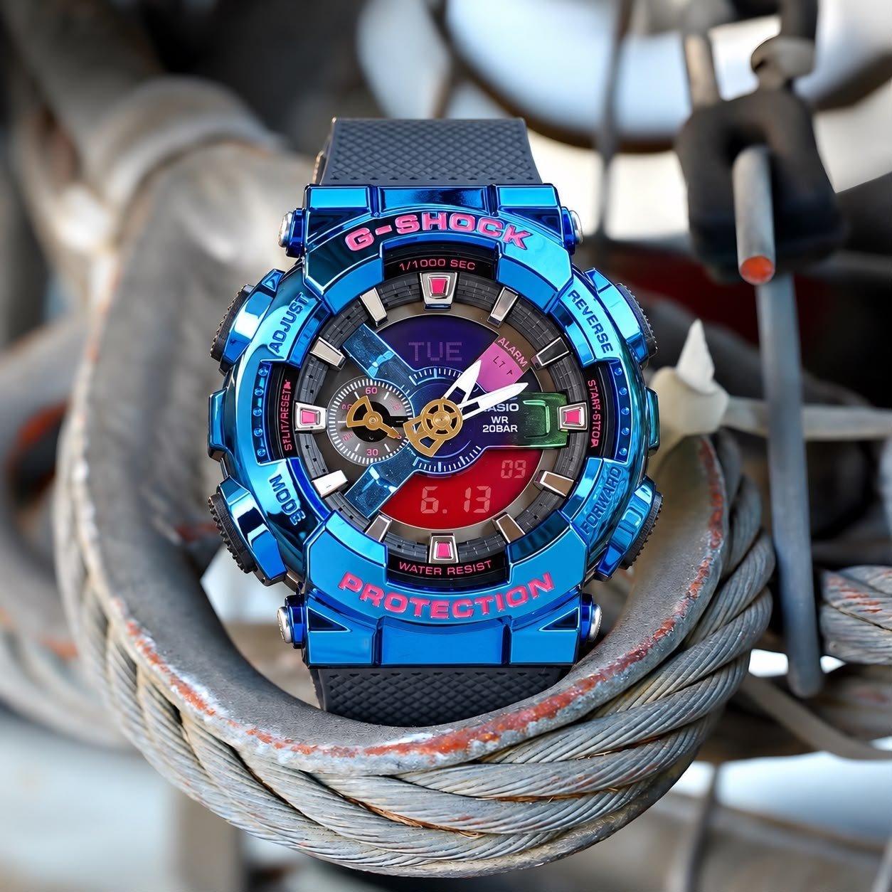Casio G-Shock Metal Covered Analog-Digital Watch