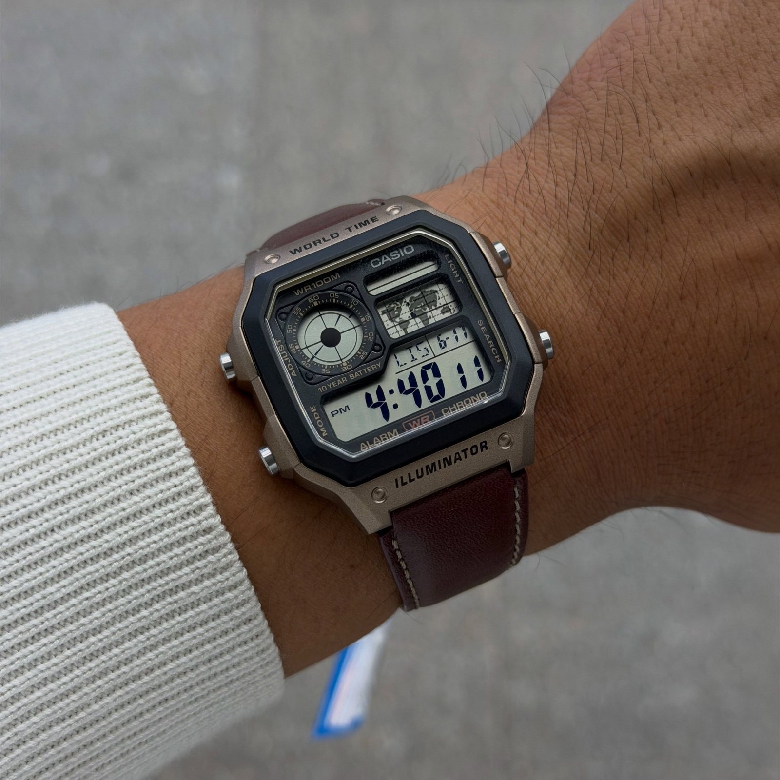 Casio "Royale" World Time Digital Watch