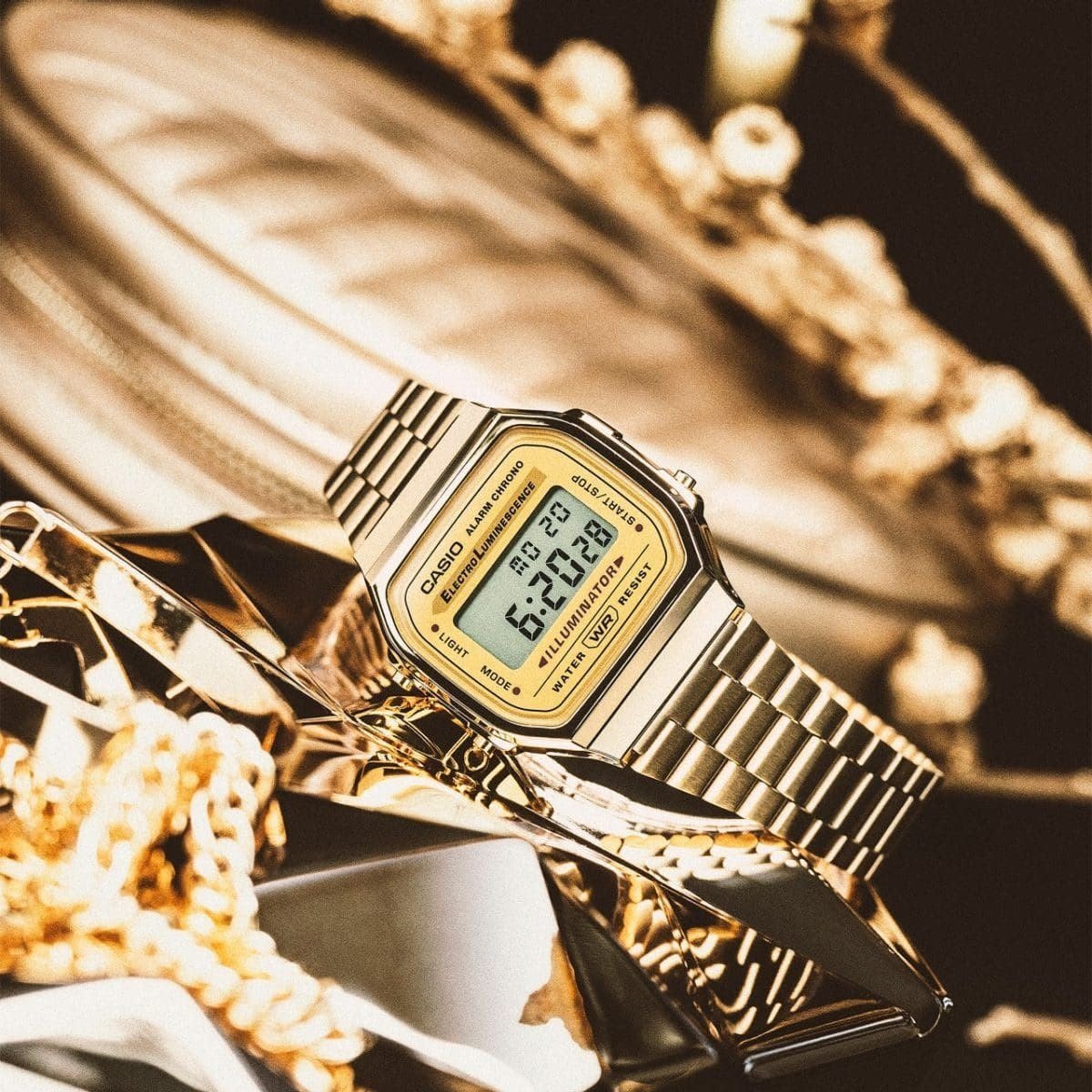 Casio Vintage Gold Digital Watch