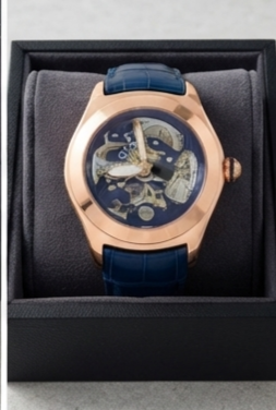 Corum Automatic Skeleton Leather Strap Luxury Watch (Master Copy/Replica Edition)