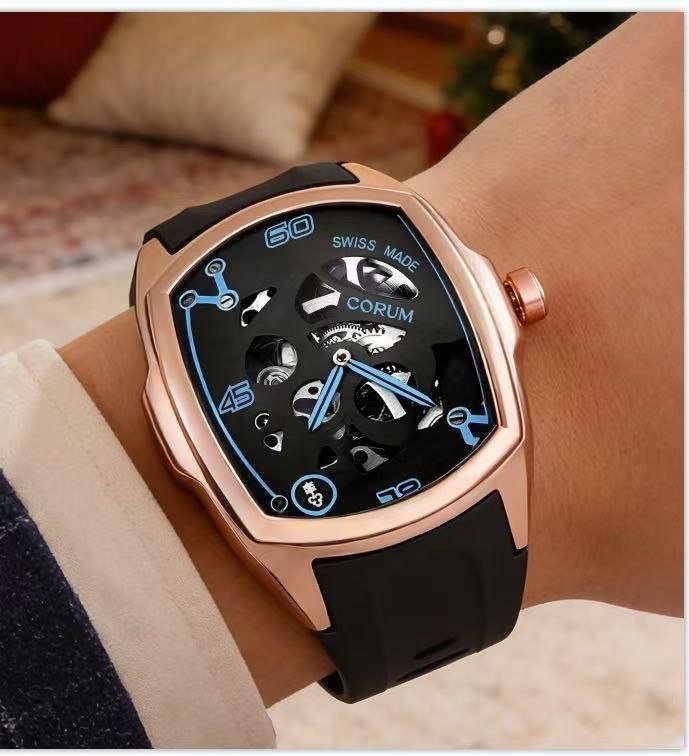 Corum Golden Bridge / Openwork Tonneau-Shaped Luxury Watch